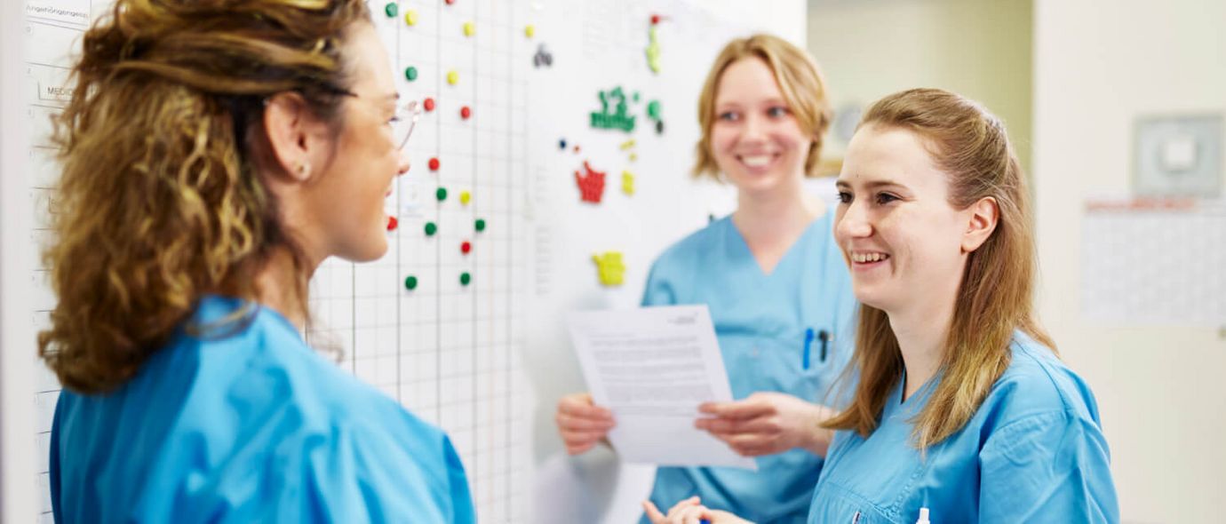 Teambesprechung der Therapeuten