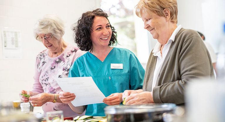 Patienten in der Reha