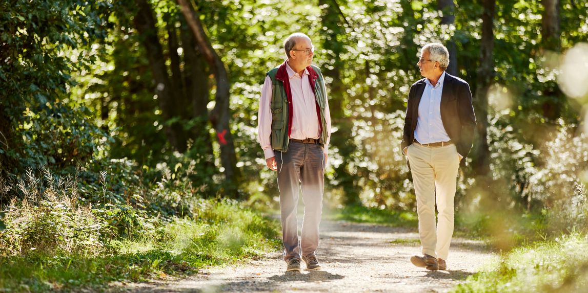 Dr. Franz van Erckelens und Professor Eberhard von Hodenberg