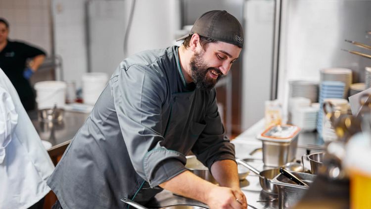 Köche bei der Arbeit