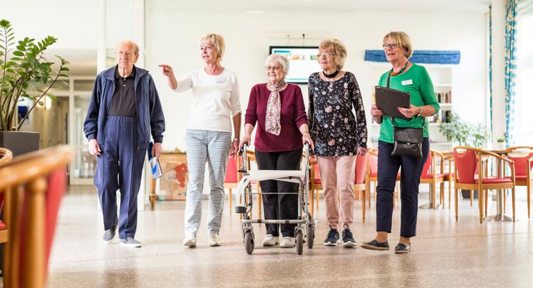 Rundgang mit Patienten